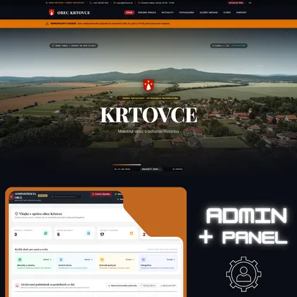 Vzorová stránka Obec Krtovce